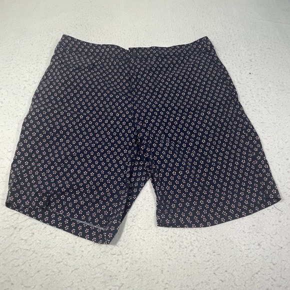 J. Crew Swim J Crew Original Swimwear Mens 34 Swim Trunks Navy Blue Floral Bathing Suit